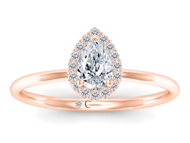 Halo Diamond Engagement Rings